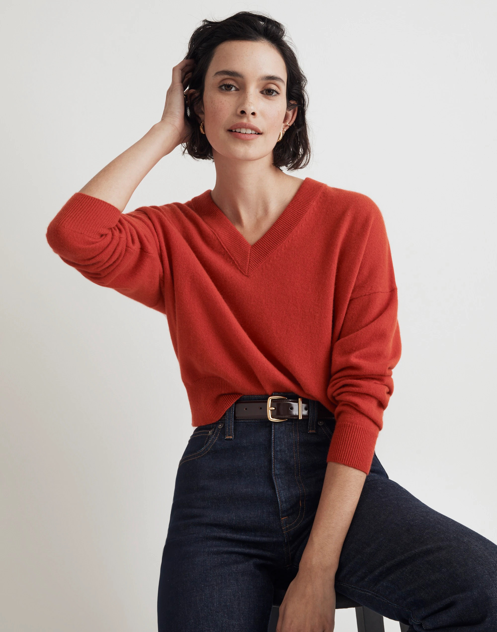(Re)sponsible Cashmere V-Neck Sweater | Madewell