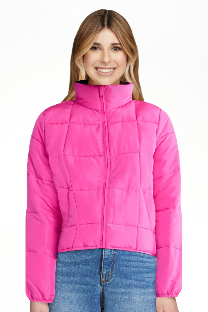 No Boundaries Packable Puffer Jacket, Women's and Women's Plus Sizes XS-4X | Walmart (US)