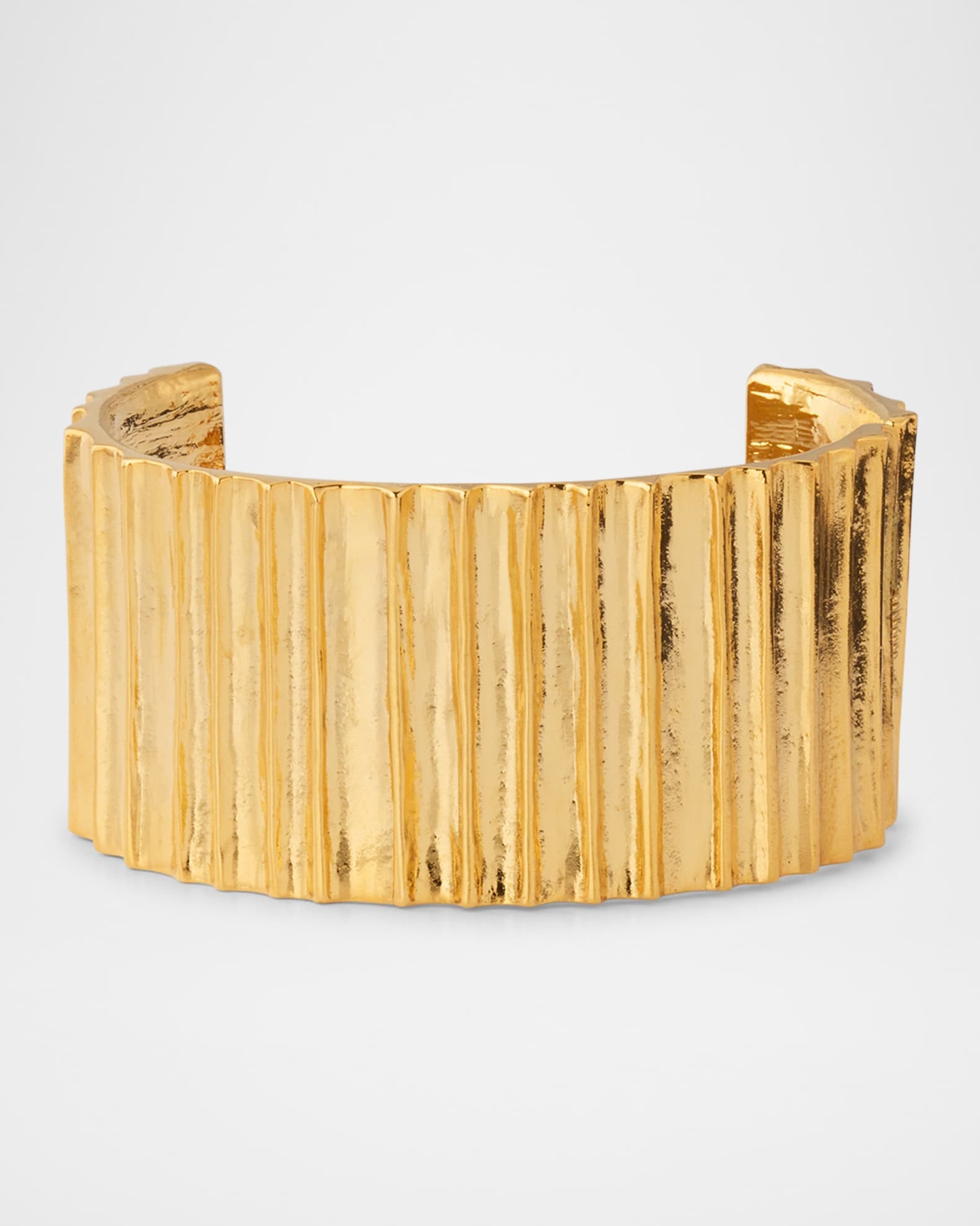 Wide Ribbed Cuff Bracelet | Neiman Marcus