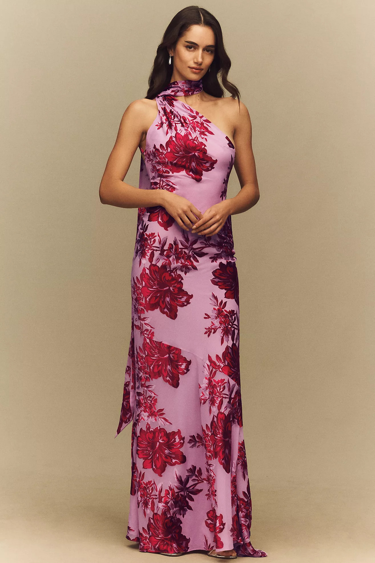 Retrofete Lorenna One-Shoulder Maxi Dress | Anthropologie (US)