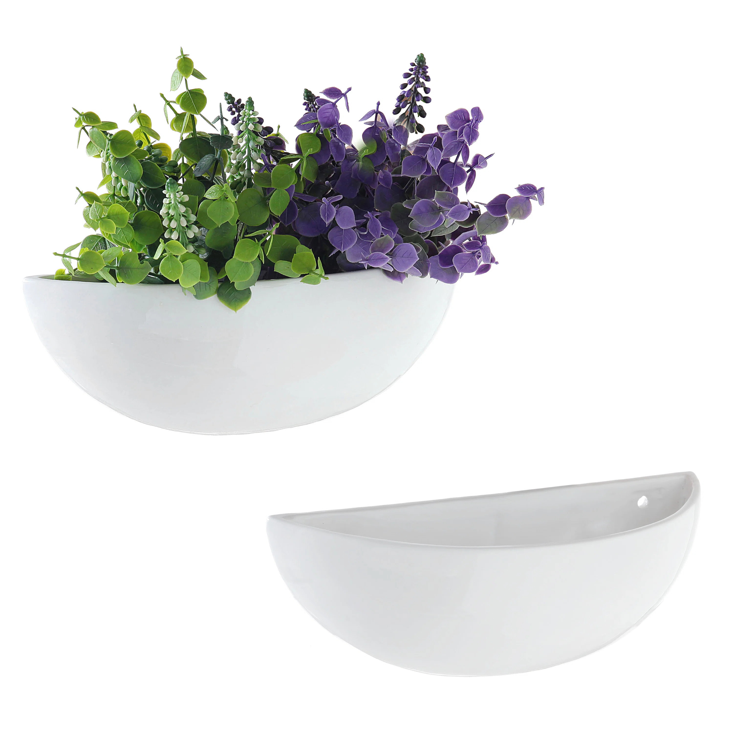 Estaline Ceramic Wall Planter (Set of 2) | Wayfair North America