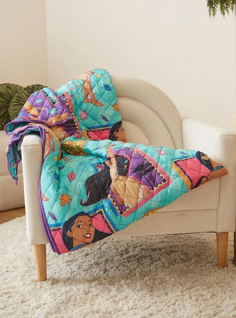 Disney Pocahontas Retro Quilted Blanket — BoxLunch Exclusive | BoxLunch