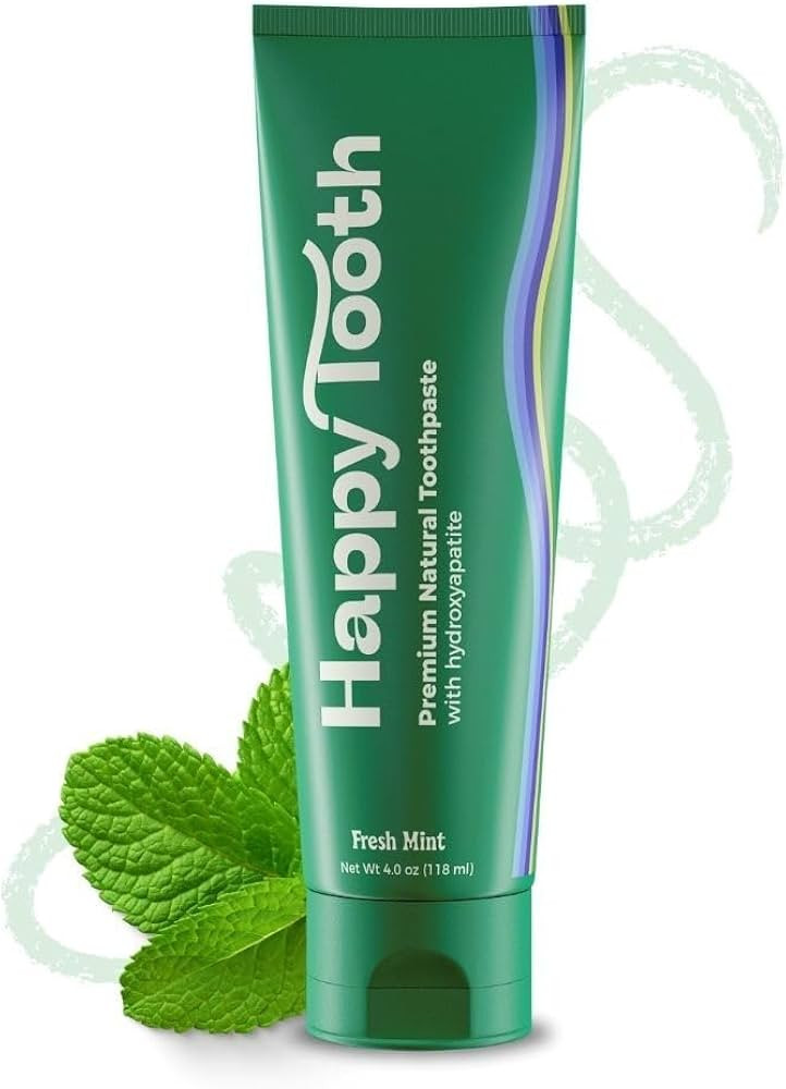 Happy Tooth Hydroxyapatite Toothpaste, Fluoride Free, Natural Whitening for Kids, Toddlers and Ad... | Amazon (US)