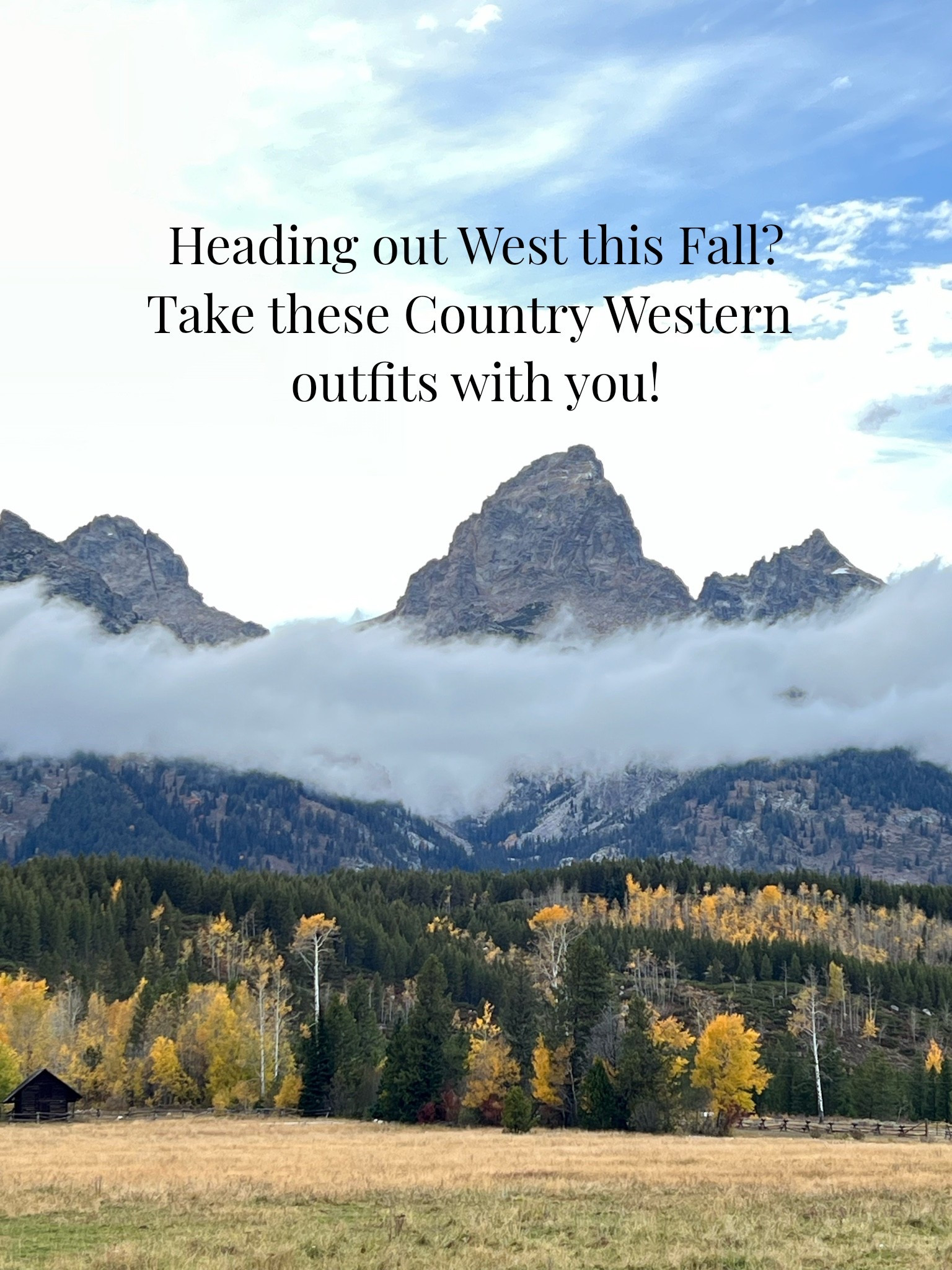 Heading out West this Fall? Take these country western outfits with you!


#LTKSeasonal #LTKOver40 #LTKSaleAlert #LTKTravel #LTKgrwm #LTKootd #LTKMidsize #LTKxMadewell #LTKU #LTKWorkwear