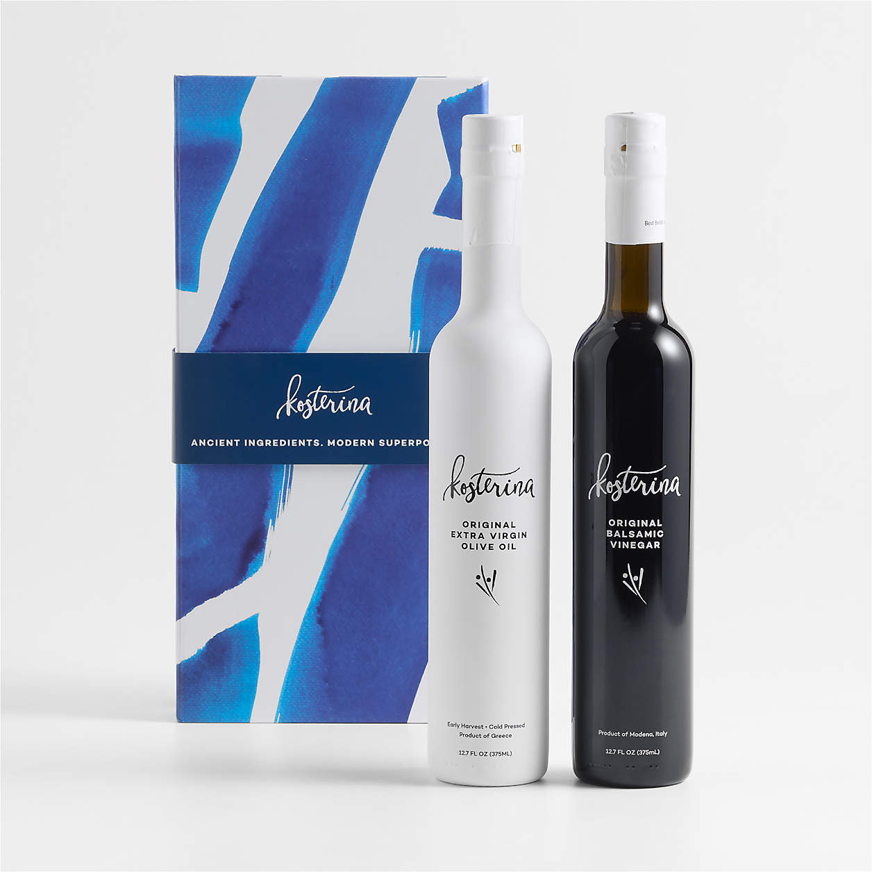 Kosterina Oil & Balsamic Vinegar Box Set + Reviews | Crate & Barrel | Crate & Barrel