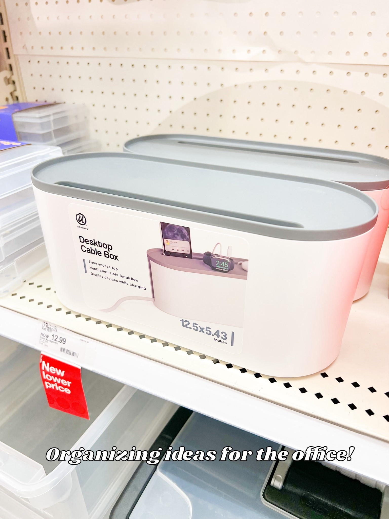 U Brands Desktop Cable Storage Organizer #ubrands #desktoporganizer #cablestorage #officesupplies #giftingideas #giftsunder15

#LTKGiftGuide #LTKHoliday #LTKHome