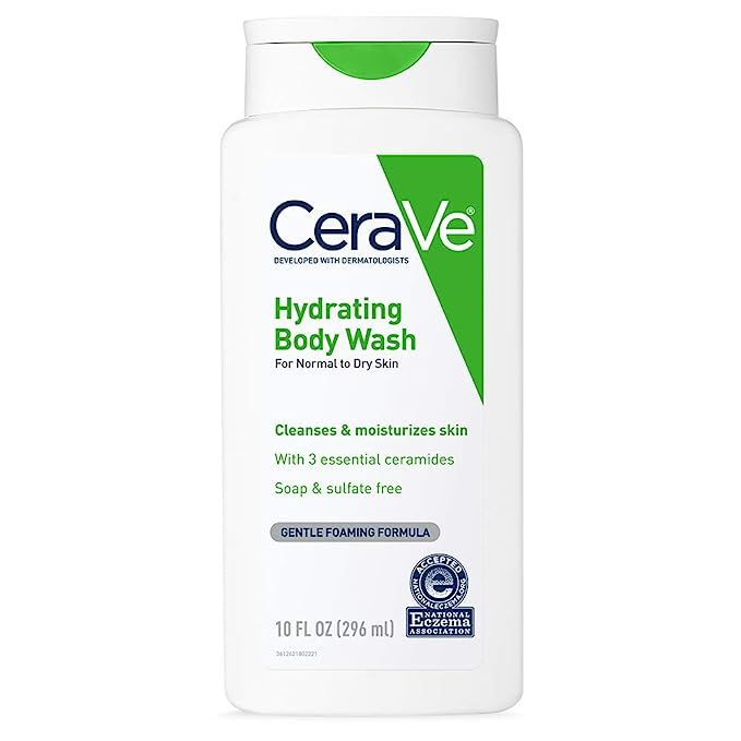 CeraVe Body Wash for Dry Skin | 10 Ounce | Moisturizing Body Wash with Hyaluronic Acid | Sulfate ... | Amazon (US)