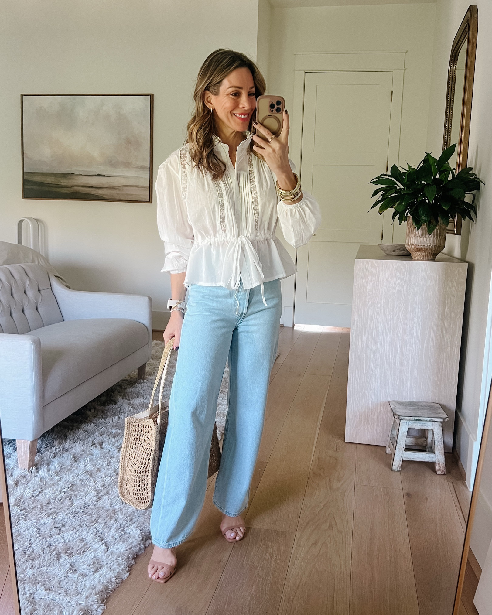 Can you tell I’m ready for spring weather? Love this flowy peplum top and my Levi’s jeans 

Top Fit: I’m wearing a Small

Jeans Fit: I’m wearing a 25

#LTKgrwm #LTKOver40 #LTKPetite