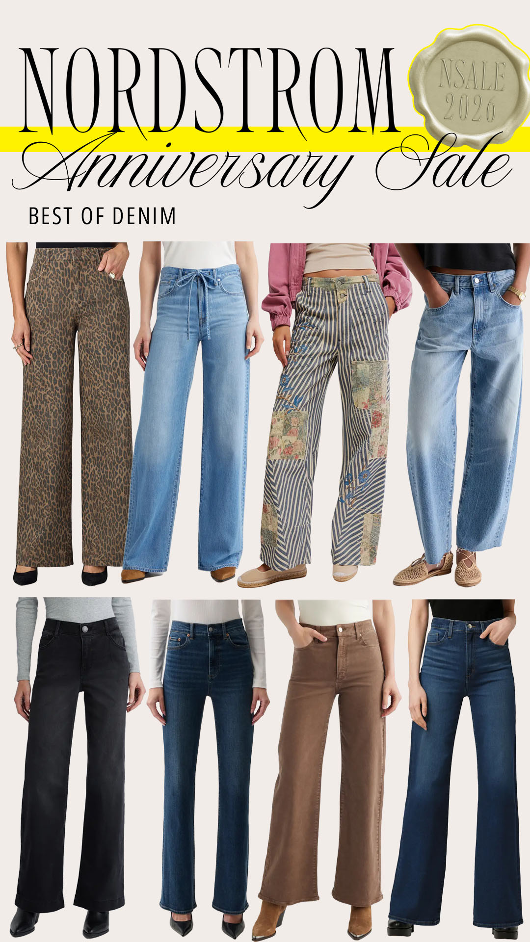 Nsale 2026 | Nordstrom Anniversary Sale 2026 | Nordstrom Sale | Denim | Jeans

#LTKSeasonal #LTKSaleAlert