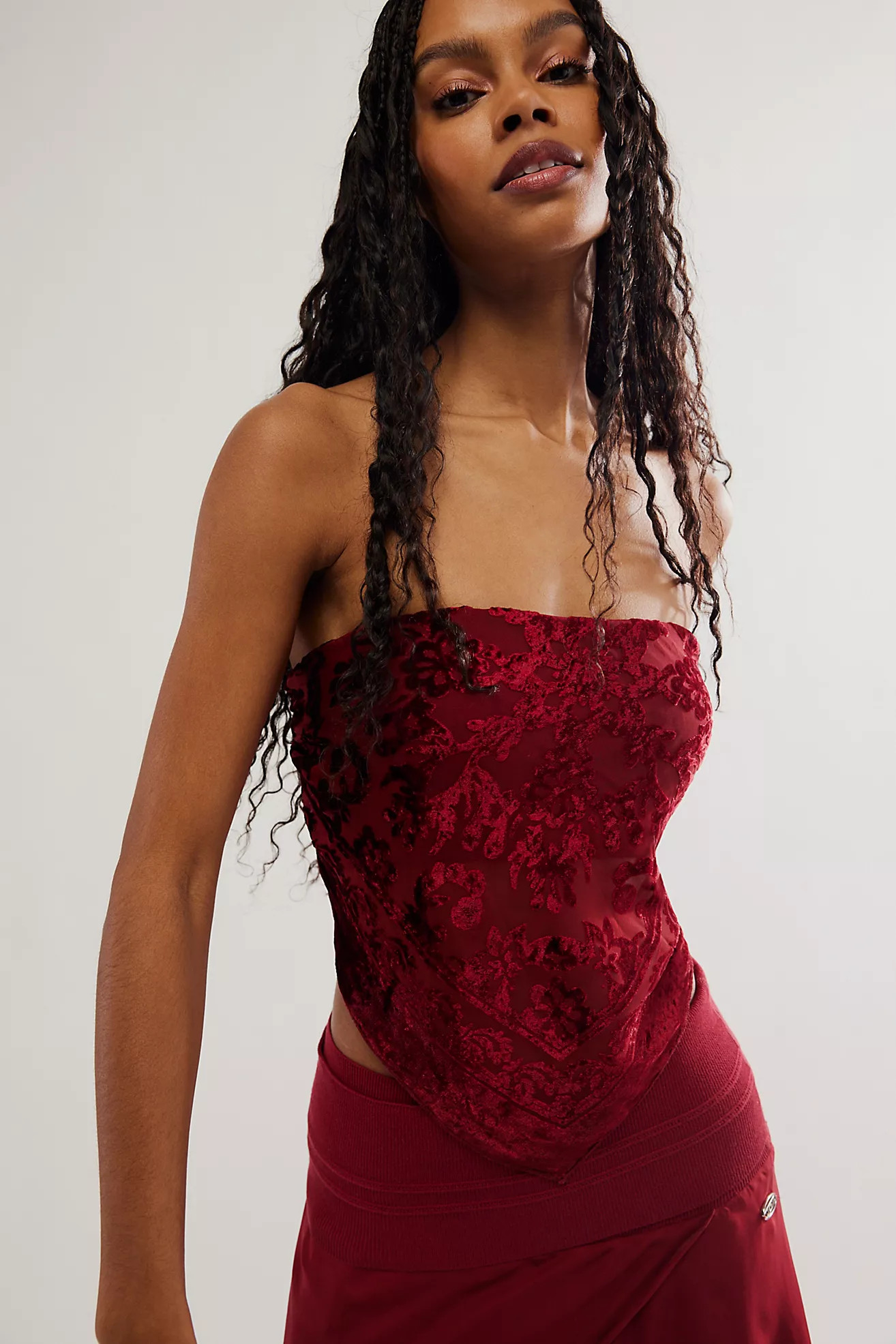 FP One Raya Burnout Velvet Bandana Top | Free People (Global - UK&FR Excluded)