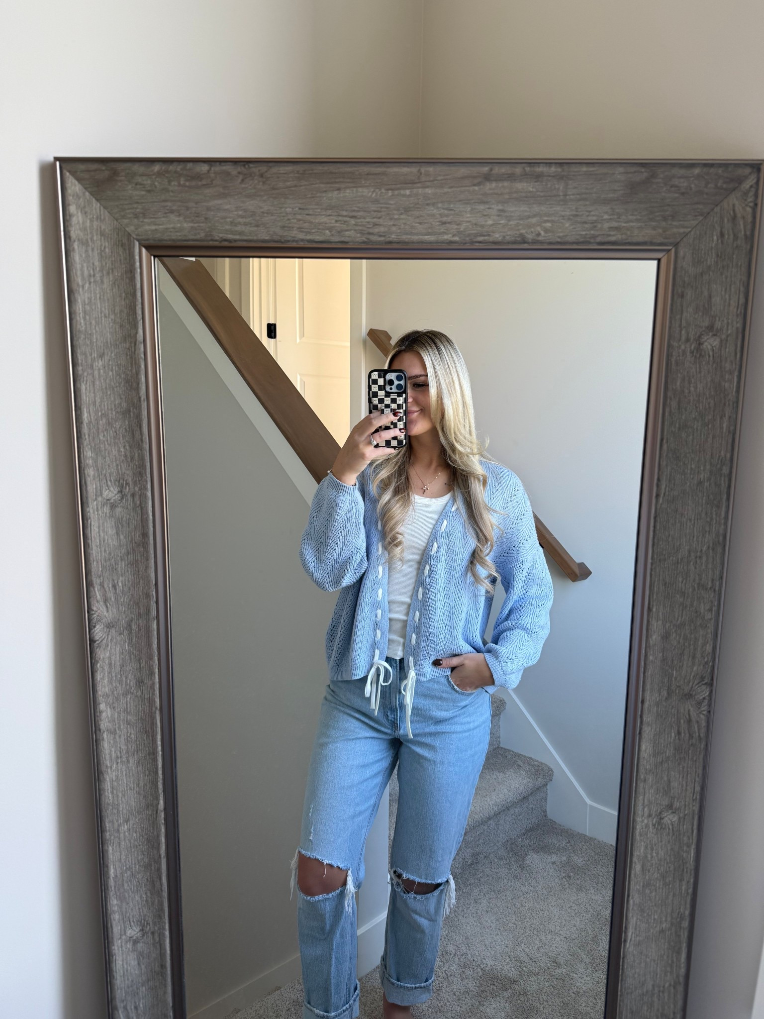 🩵🤍

#LTKSeasonal #LTKSaleAlert #LTKFindsUnder50