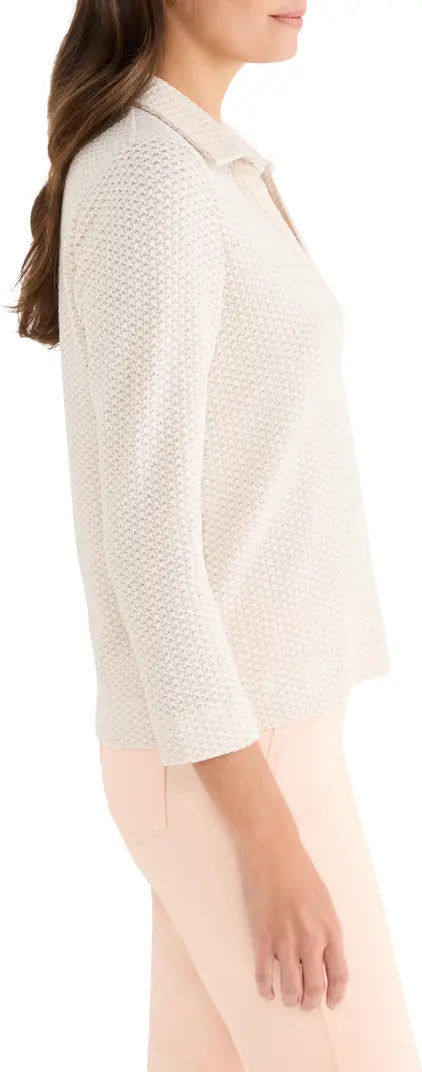 Tuck Stitch Knit Polo | Nordstrom