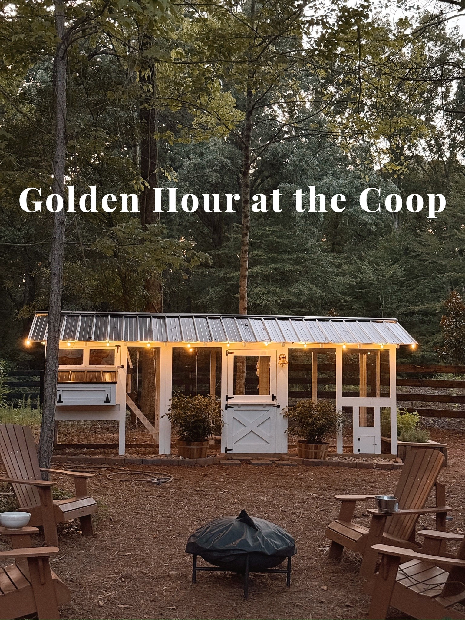 Can we take a moment for this cozy golden glow? ✨🐓
This modern farmhouse-style coop is pure charm — string lights, warm wood tones, and natural textures bring the perfect rustic balance to a Modern Classic backyard. It’s proof that beautiful design belongs outdoors too.

#porcheandco #modernclassic #outdoorstyle #backyarddesign #modernfarmhouse #outdoorlighting #cozyhomevibes #countrylivingstyle #homedesignideas #neutraldecor #timelessstyle #interiorinspo #modernclassicinterior

Do you want to bring our dreamy Modern Classic style interior design into your own home? 🏡 You’re in luck! Reserve our Online Interior Design packages today -> https://porcheandco.com/edesign ✨ We can’t wait to work with you & design your home with #porcheandco


#LTKSeasonal #LTKHome #LTKStyleTip