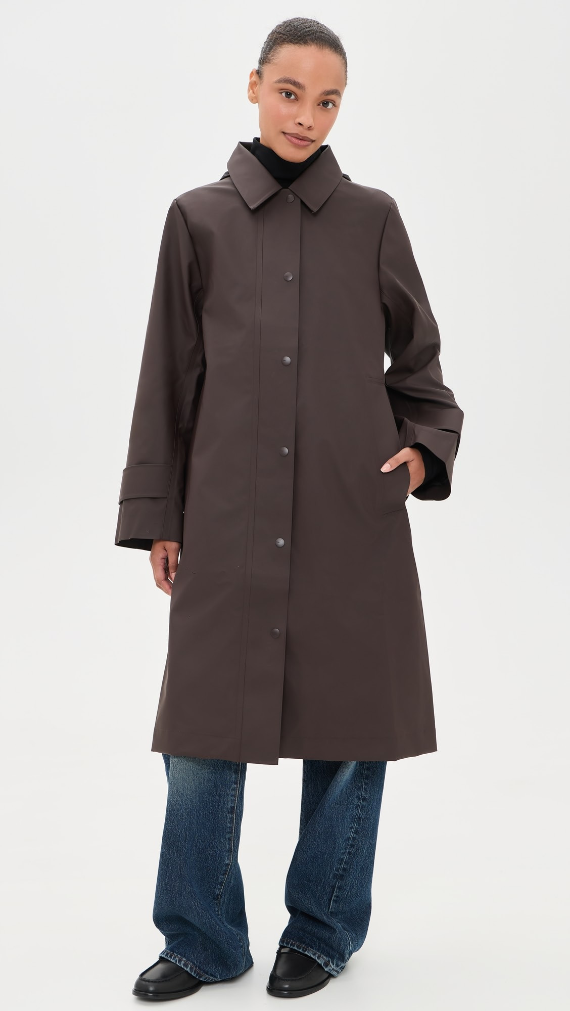 Rains Nara Long Jacket | Shopbop | Shopbop