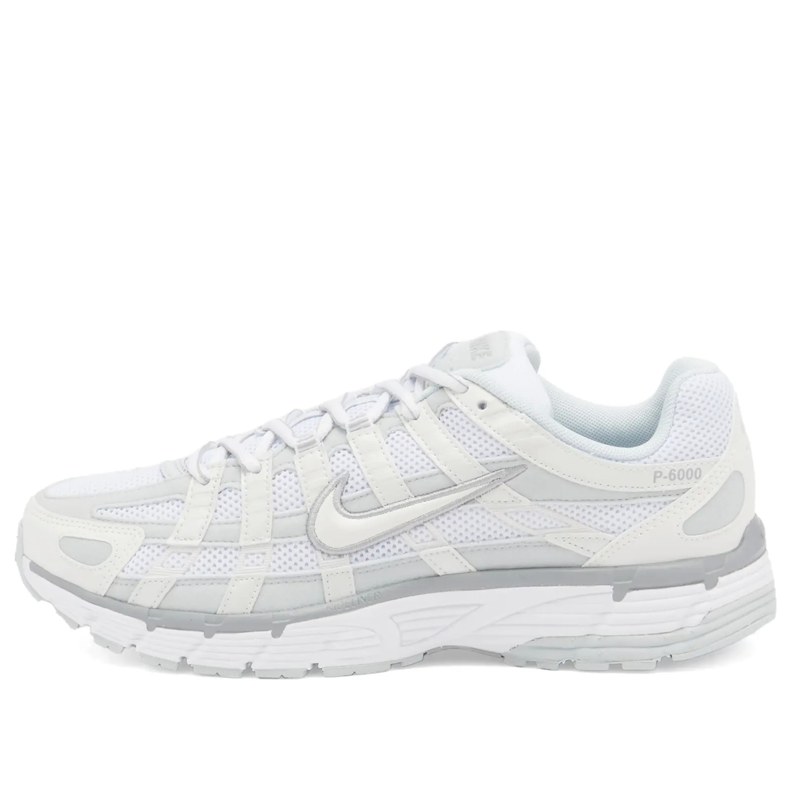 Nike Women's W P-6000 Sneakers in Summit White/Pure Platinum, Size UK 6.5 | END. Clothing