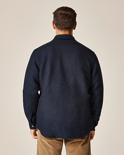 Heavyweight chamois workshirt in Japanese cotton | J. Crew US