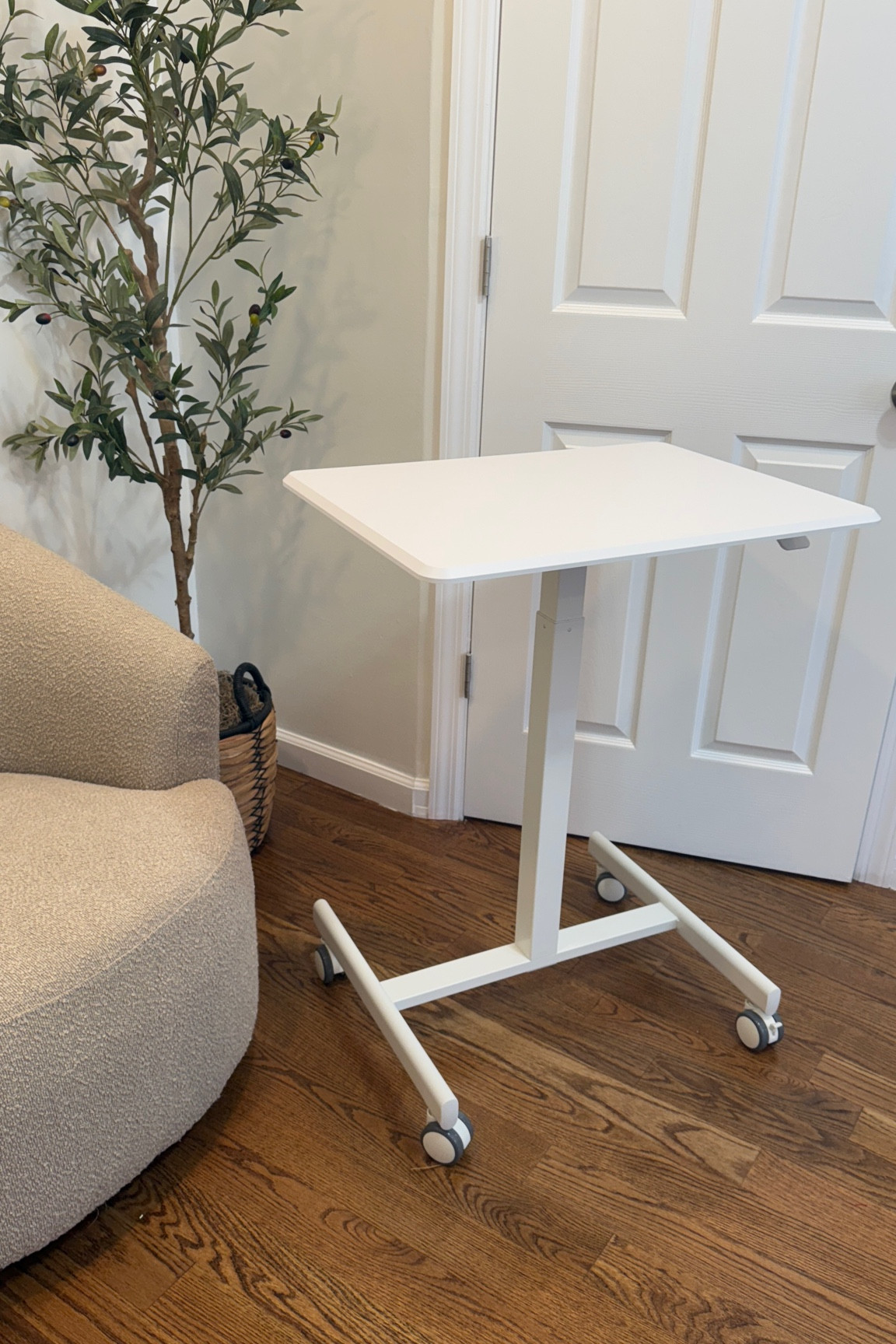 Mobile Laptop Stand Small Rolling Desk with Adjustable Height for Home, Office, and Classroom

#LTKFindsUnder100 #LTKHome