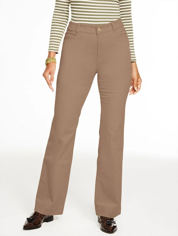 Flare Leg Stretch Corduroy Pants | Talbots