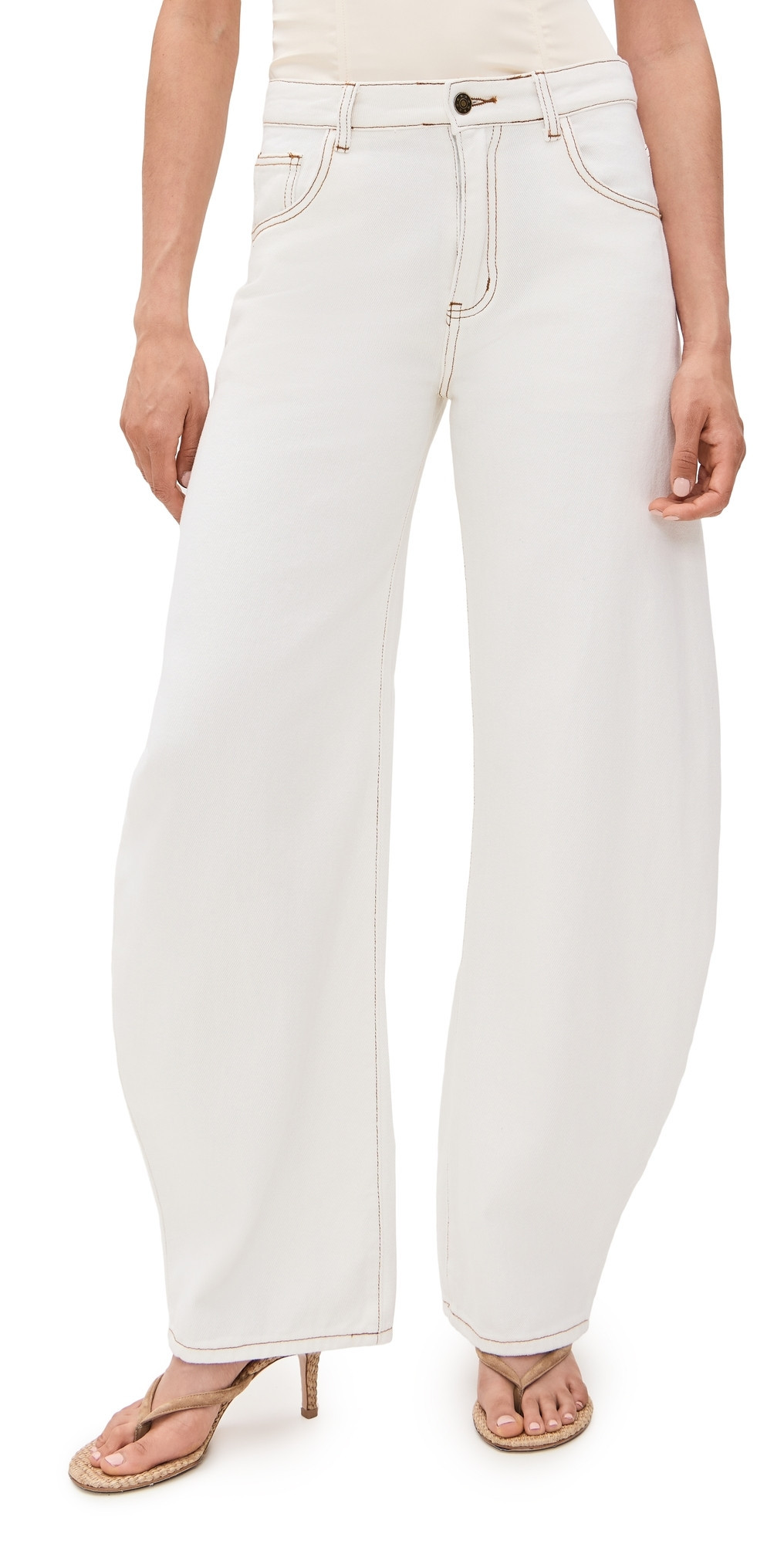 Lioness Horseshoe Jeans Porcelain XXXS | Shopbop
