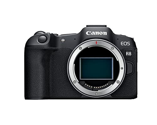 Canon EOS R8 Mirrorless Camera Body, Full‑Frame CMOS Sensor, 24.2 Megapixels, 4K 60p Video, Dual Pixel Autofocus II, Lightweight Camera for Content Creation, Photography and Vlogging, Black | Amazon (US)