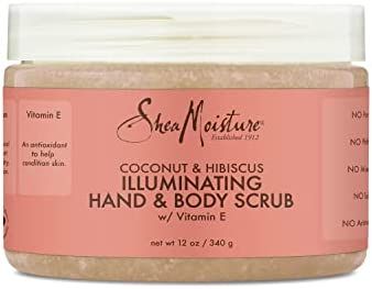 SheaMoisture Body Scrub for Dull Skin Illuminating Coconut and Hibiscus Cruelty-Free Skin Care 12... | Amazon (US)