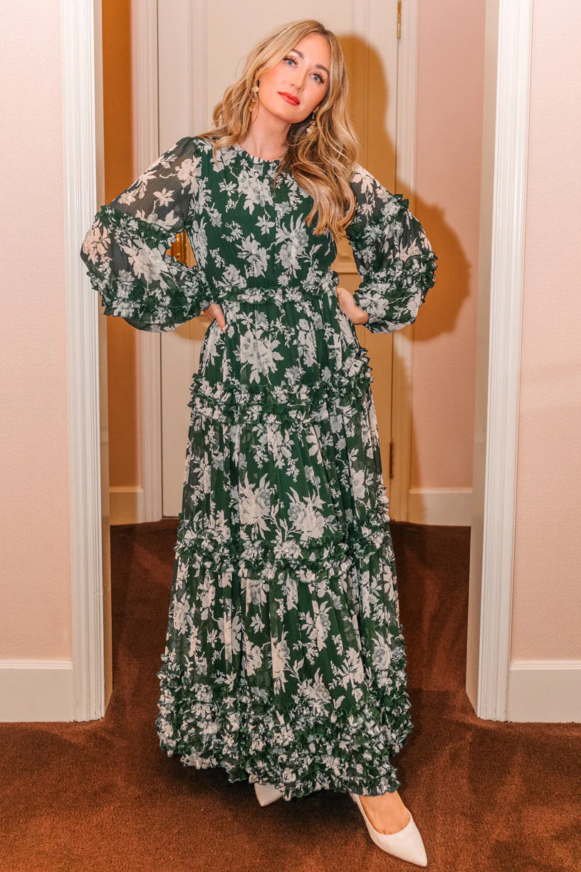 Geneva Dress in Forest Green | Ivy City Co