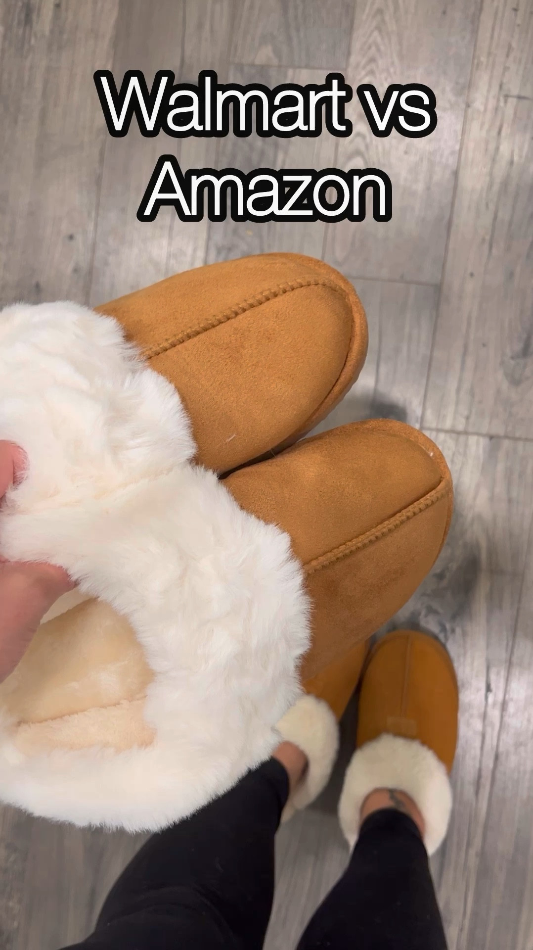 Walmart vs Amazon Slippers! Which do you prefer? The price is amazing but I definitely prefer one more over the other.. thoughts?  

#LTKFallSale #LTKSaleAlert #LTKFindsUnder50