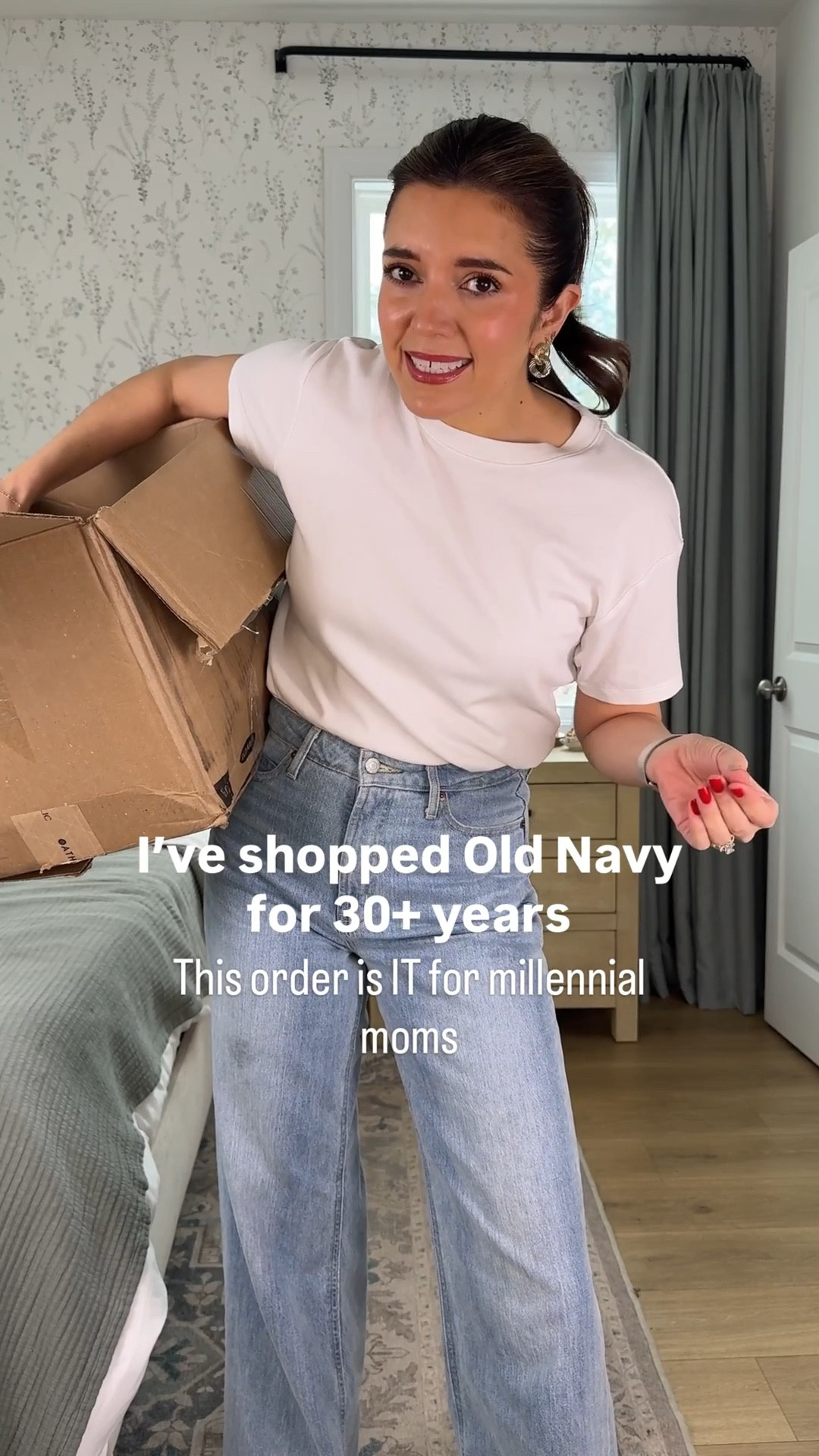 Newest old navy finds for on a 41 year old mom! @oldnavy favorite jeans, new spring tops, vacation outfits and more. 
I’m 5’7” in a size small tall or 2 tall in pants. Small in tops. Up to 60% off!! 

#LTKTall #LTKSaleAlert #LTKOver40