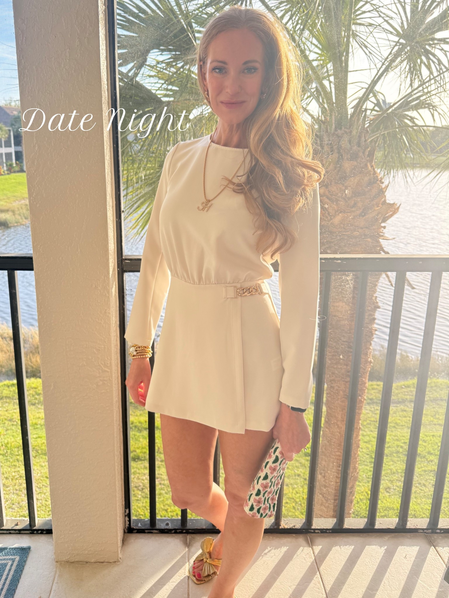 Mom and dad get a date night on vacation! 
So happy I can finally wear this Zara romper and use my new Oliphant beaded clutch! 

#LTKTravel #LTKFindsUnder100 #LTKOver40