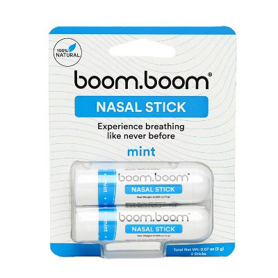 BoomBoom Nasal Stick – Mint – 0.07oz/2pk | Target