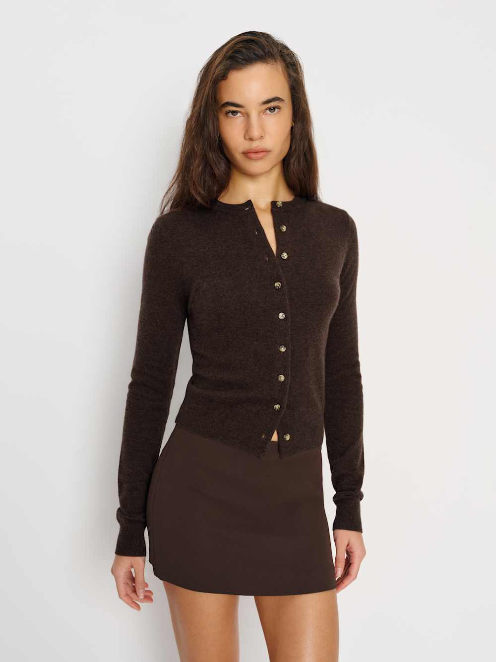 Farren Cashmere Crew Cardigan | Reformation (Global)