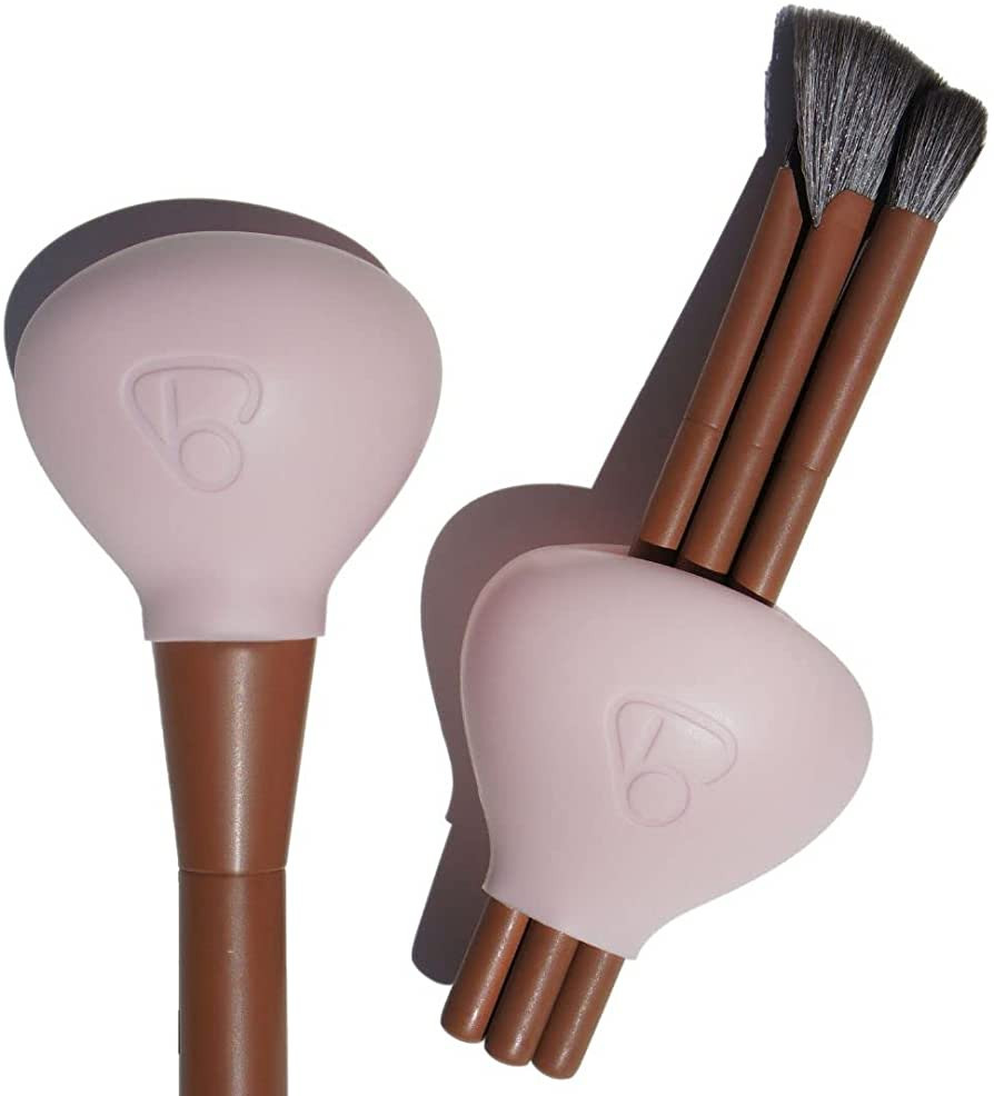 Original Brush Bubble Silicone Makeup Brush Covers for Travel, A Storage & Organizer Case for Bru... | Amazon (US)