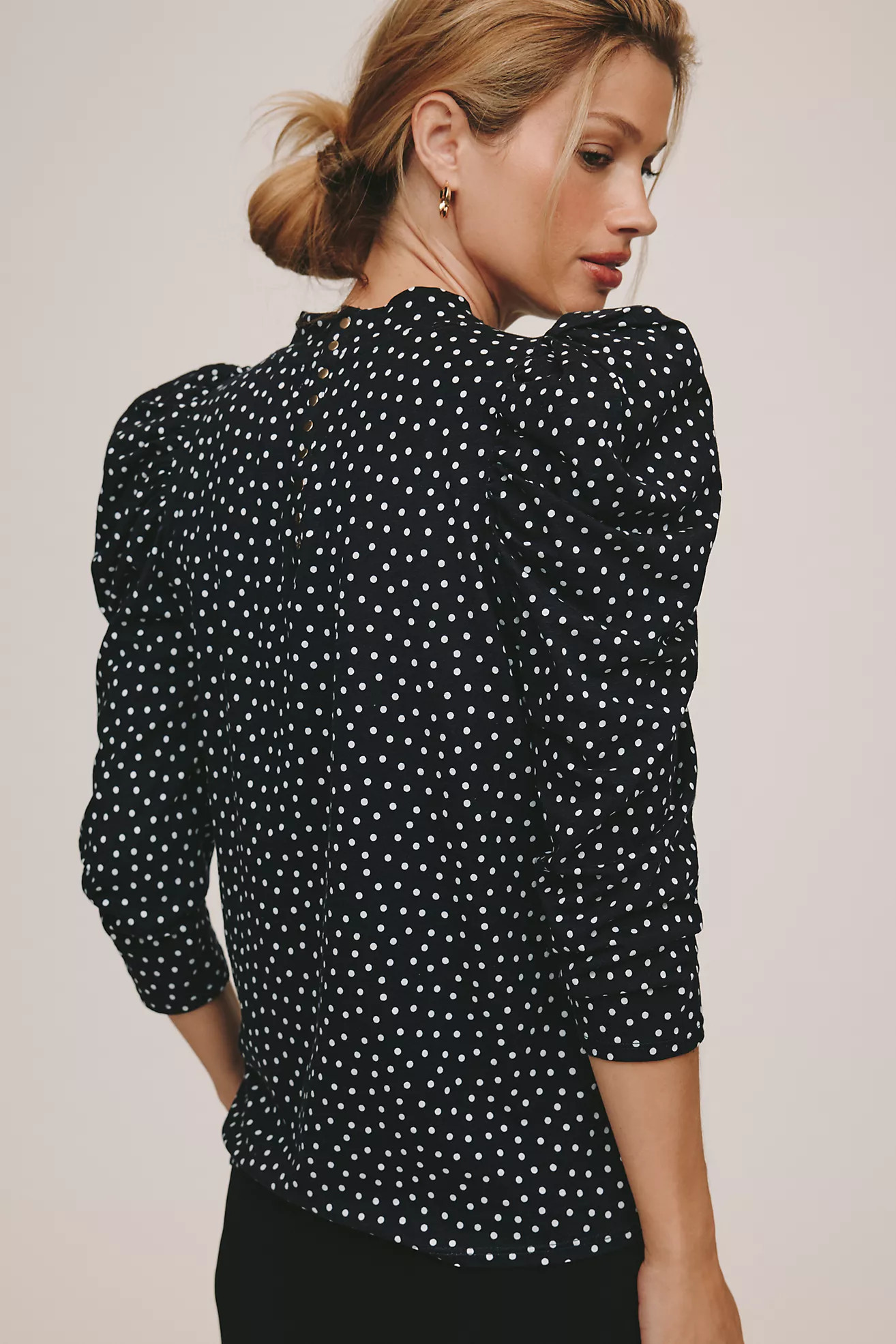 Nation Los Angeles Zeta Puff-Sleeve Top | Anthropologie (US)