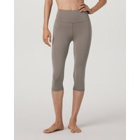 Vuori AllTheFeels™ Crop Top Legging | Smokey Taupe | Medium | Vuori Clothing (US & Canada)