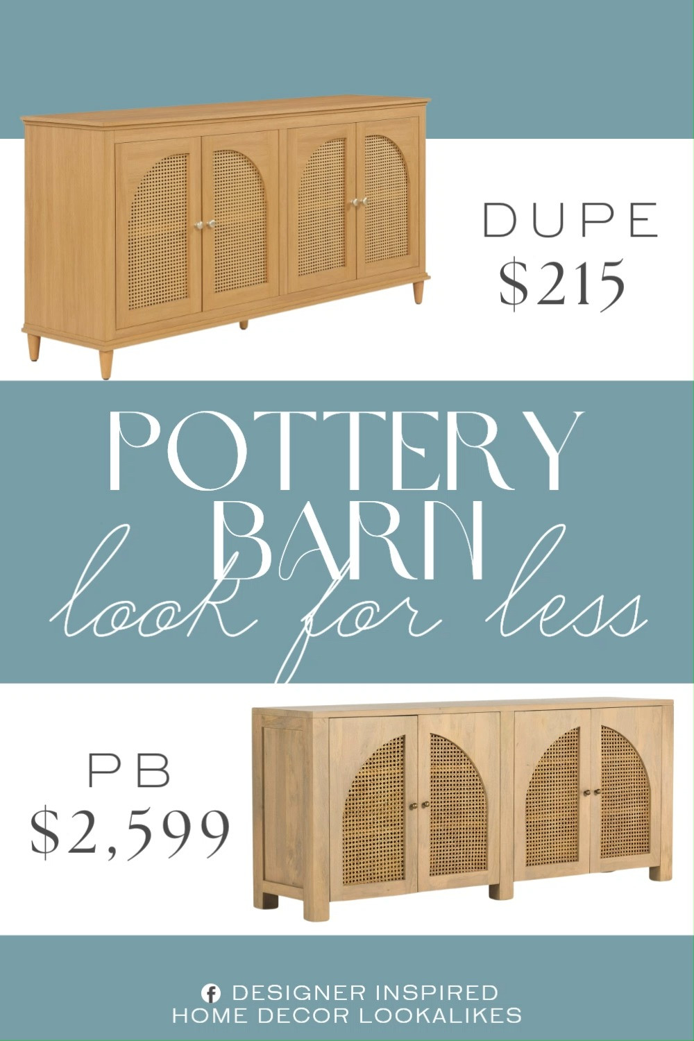 Inspired by Pottery barn 4-Door Buffet. 4 Door Sideboard Cabinet. Rattan Storage Cabinet. Woven Door Buffet Cabinet. Cane Front Sideboard. Natural Wood Sideboard. Entryway Storage Cabinet. Boho Rattan Cabinet. Kitchen Storage Cabinet. 

Home more affordable option find copy cat similar look for less budget friendly affordable cheap cheaper beautiful pretty. Clearance sale coupon code discount code promo code luxury lookalike look a like Inspo inspiration inspired by idea ideas Love like these? I share multiple every day in my FB group.
#potterybarninspired #sideboardcabinet #buffettable #rattanfurniture #rattancabinet #furniturefinds #storagesolution #kitcheninspo 

 #LTKHome