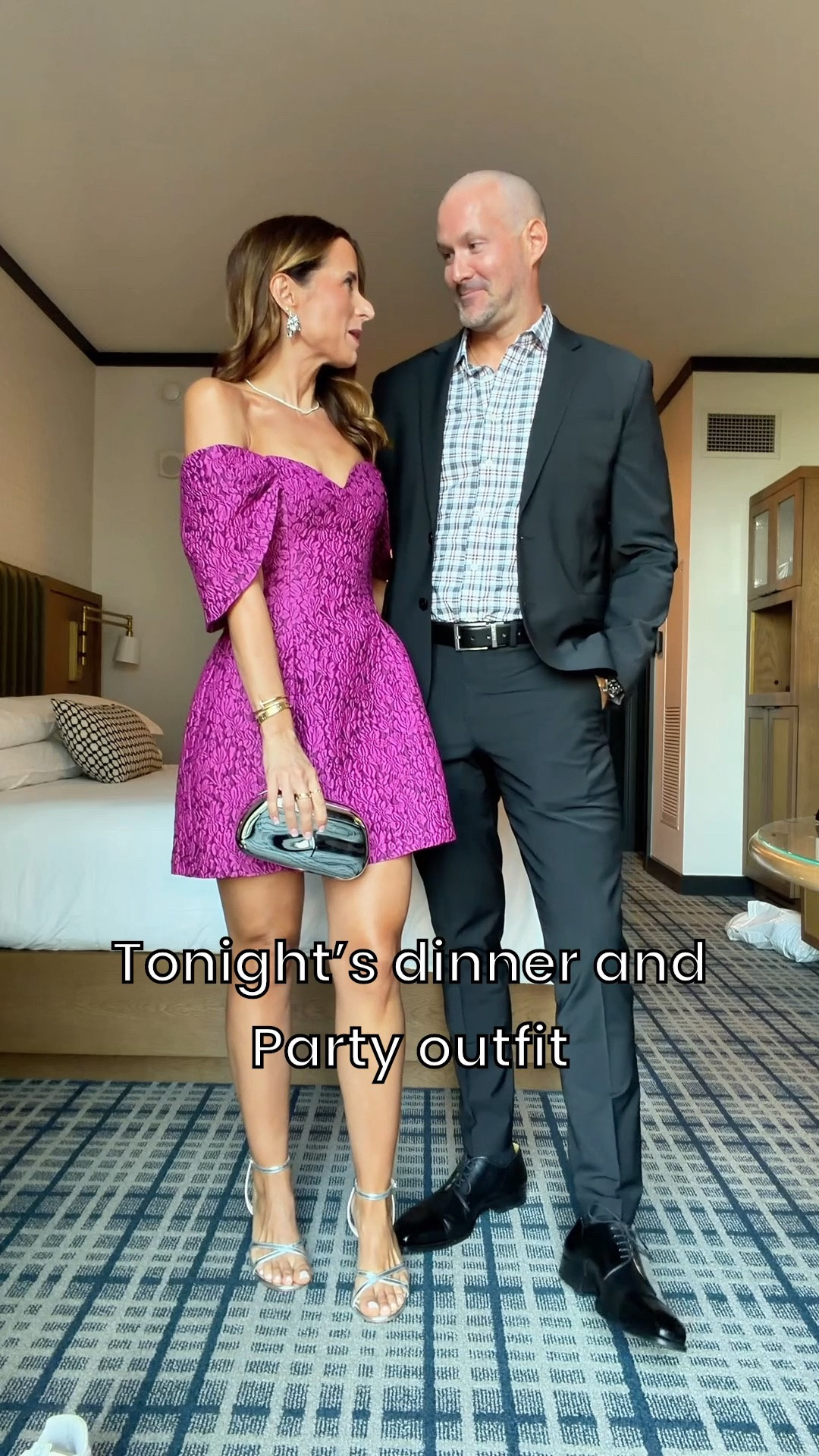 Tonight’s dinner and party look! Wearing XXS. Dinner date outfit. Date night outfit. Fall wedding guest. Party dress. Party outfit. Cocktail dress. Silver heels are TTS

#LTKWedding #LTKPetite #LTKCon