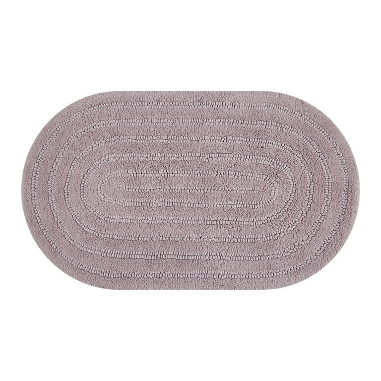 Beautiful Oval Cotton Bath Rug by Drew Barrymore, Rose Pink, 20" x 34" | Walmart (US)