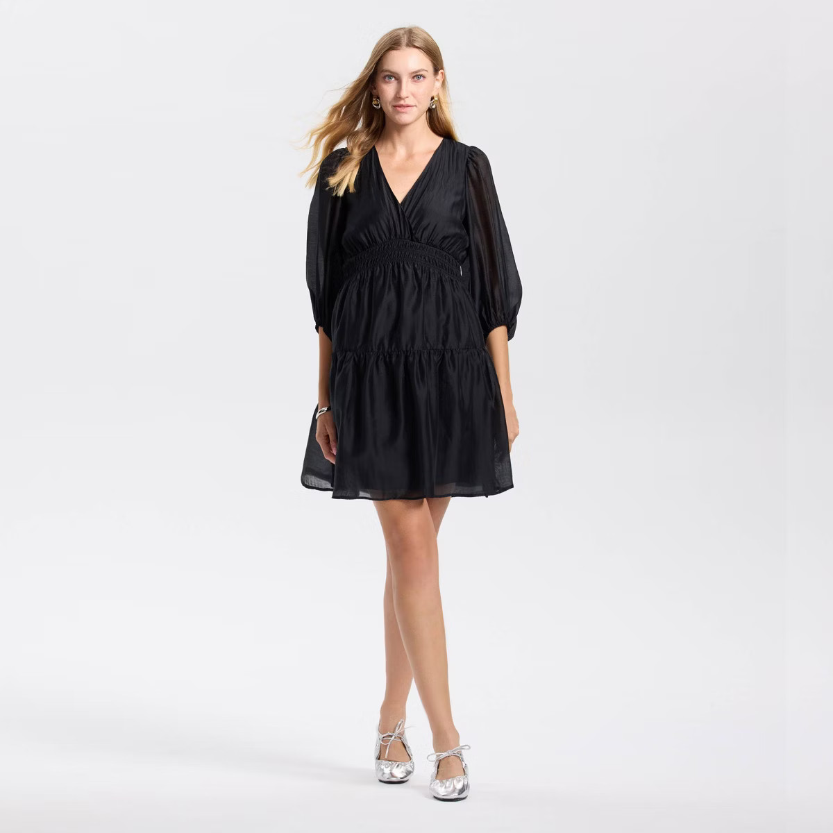 Women's Shirring Mini A-Line Dress - A New Day™ | Target