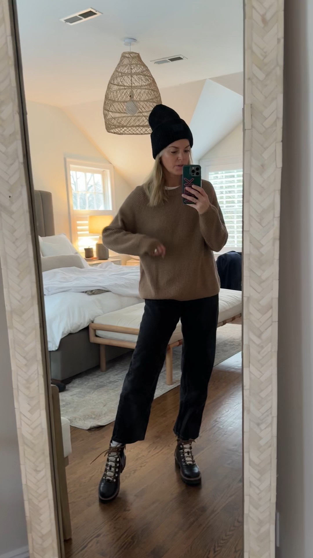 A day out with the kids #ootd  
-sweater , I sized up to the medium. 
-jeans I go 26R, tts, but this makes them a roomy fit so buy accordingly, I have them in 3 shades now! 
-small jacket 
-small white tee 
-boots are an old target find, but tts 

#LTKootd #LTKFindsUnder100 #LTKdayinmylife