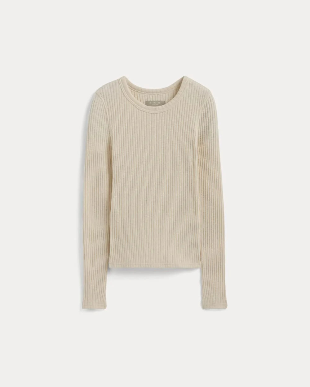 The Cozy Rib Long-Sleeve Tee | Mood Indigo | Everlane