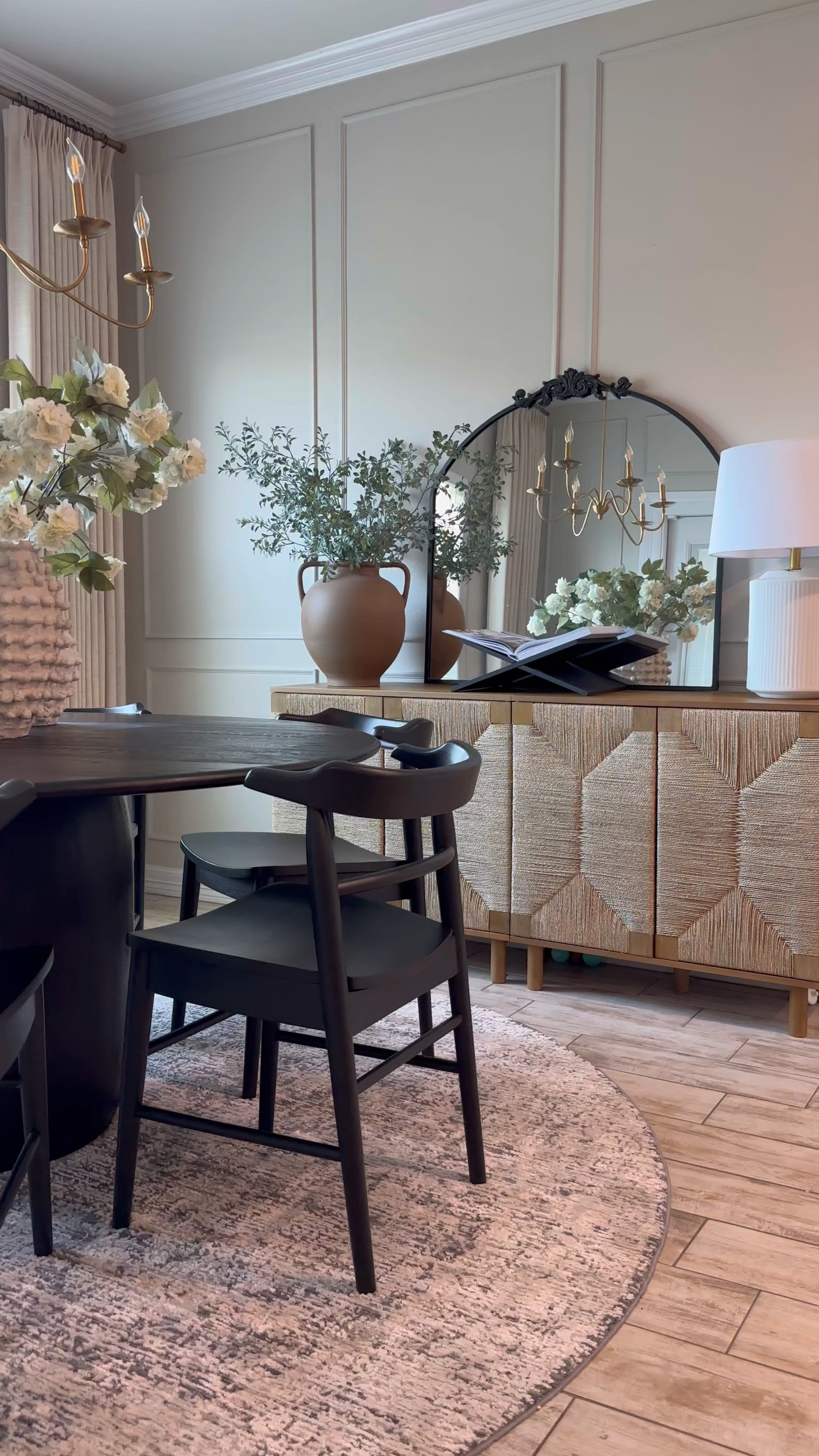 Week after week my dining room chairs to be a best seller here on my LTK and for good reason! They are not only beautiful, but affordable too! Obsessed is a understatement 

Target
Threshold 
Dining room chairs 
Round table 
Lulu and Georgia
Studio McGee 
Sideboard 
Kirklands 
McGee and Co.
Table lamp 
Vase 
Faux stems 
Faux tree 
Anthropologie
Loloi 
Round rug 
Vintage rugs 
Brass chandelier 
Modern home decor 
Transitional home decor 
Traditional home decor

#LTKhome #LTKFind #LTKstyletip