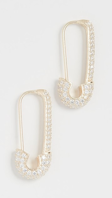 Safety Pin Earrings | Shopbop