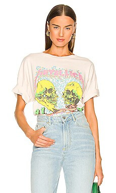 DAYDREAMER Metallica Wherever I May Roam Merch Tee in Dirty White from Revolve.com | Revolve Clothing (Global)