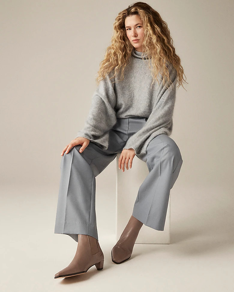 Remi square-toe ankle boots in leather | J. Crew US