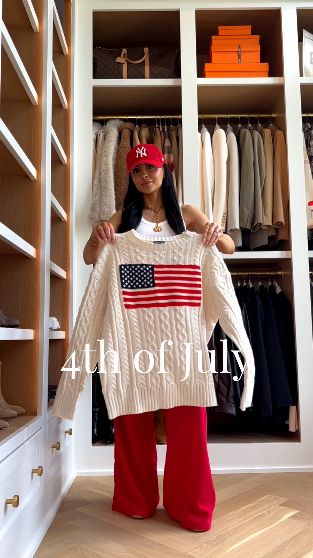Target summer finds that look designer 
Target Ralph Lauren inspired Cable knit sweater￼
Wearing an XS or 0 in everything
4th of July weekend outfit

#LTKSeasonal #LTKOver40