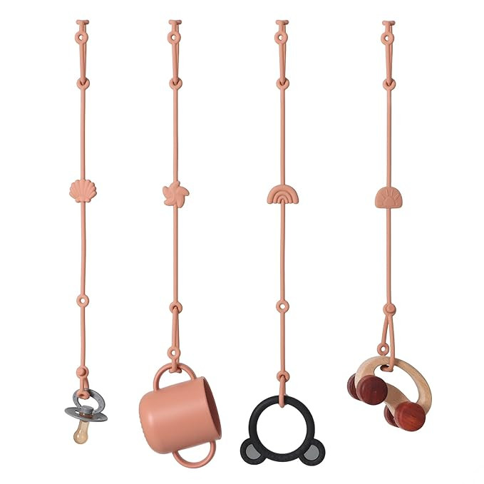 Andy Bear Toy Straps for Baby Toy Safety Straps Silicone High Chair Toys Straps Toddler Bottle St... | Amazon (US)