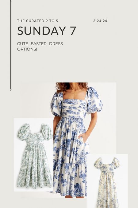 Easter dress, floral dress, midi dress, baby shower outfit, bridal shower guest outfit

#LTKstyletip #LTKfindsunder100 #LTKSeasonal