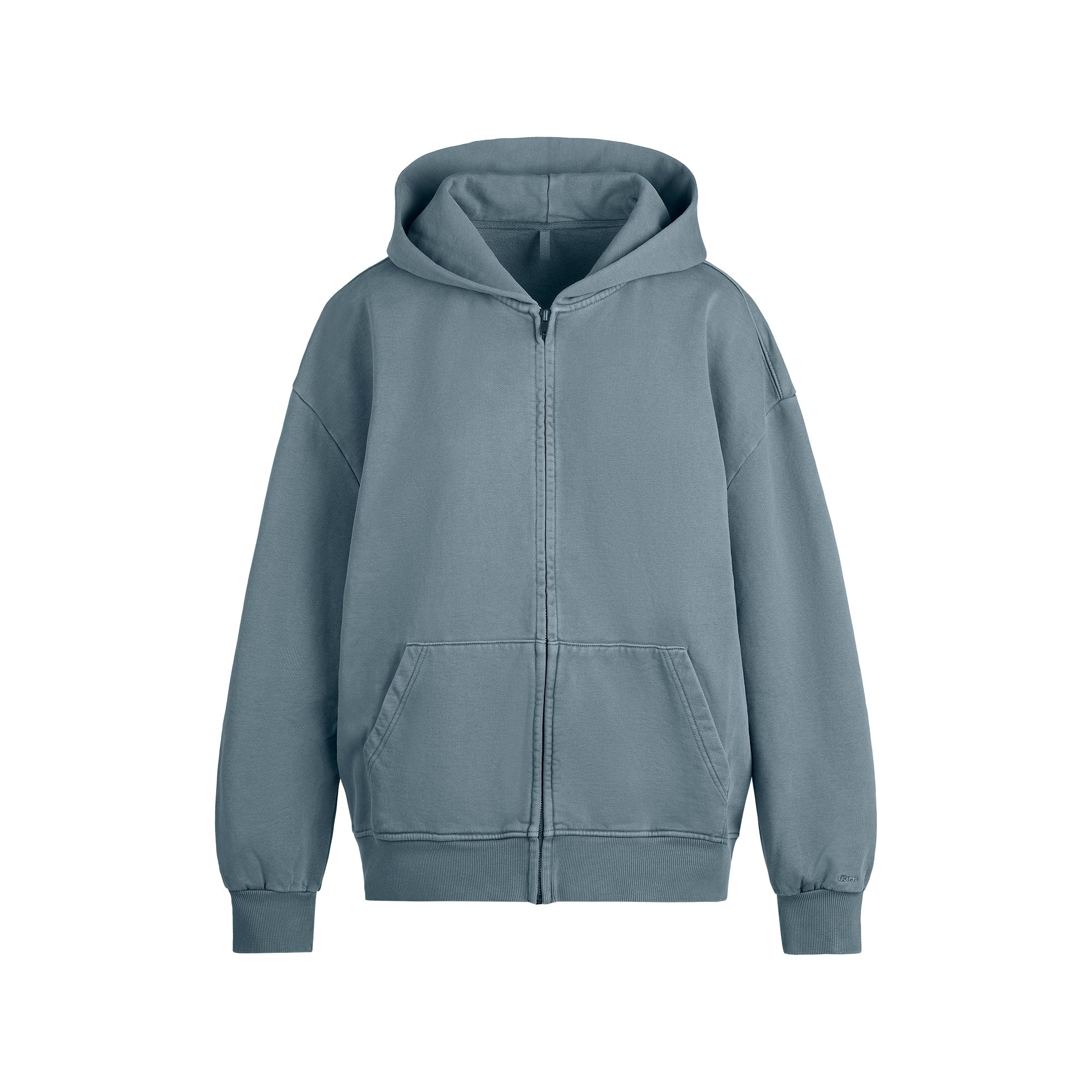 BOYFRIEND FLEECE OVERSIZED ZIP UP HOODIE | ZIRCON | SKIMS | SKIMS (US)