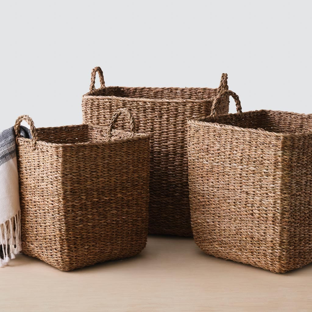 Padma Square Storage Baskets   – The Citizenry | The Citizenry