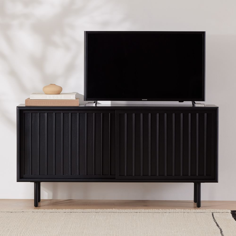 Slatted Media Console (48&amp;quot;) | West Elm (US)
